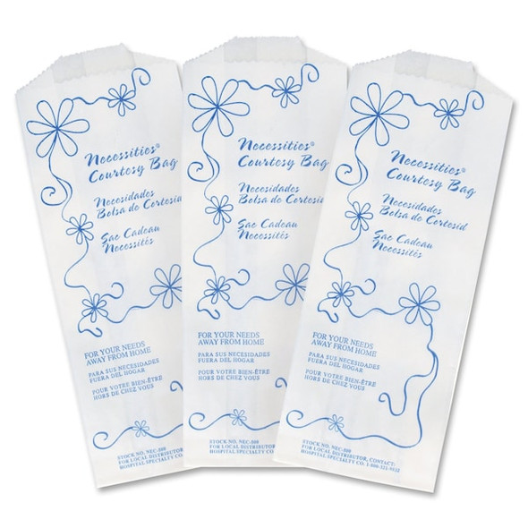 Hospeco Sanitary Napkin Bag,PK500 NEC-500