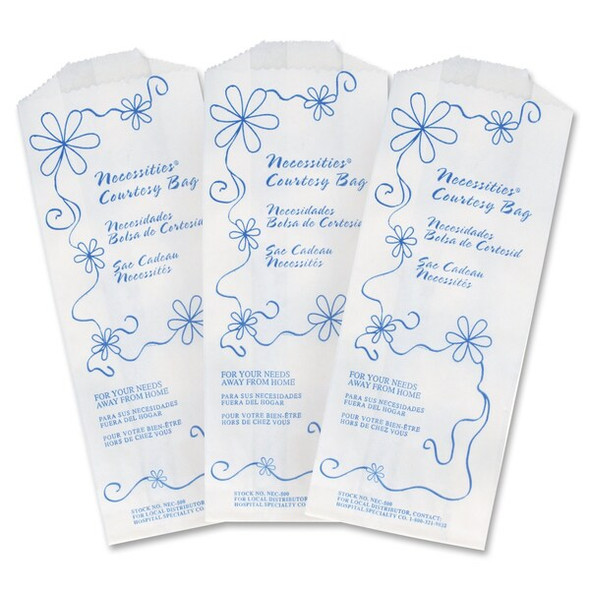 Hospeco Sanitary Napkin Bag,PK500 NEC-500