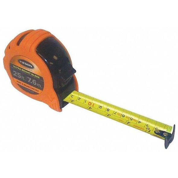 Keson Tape Measure,25 ft., SAE/Metric PG18M25UB