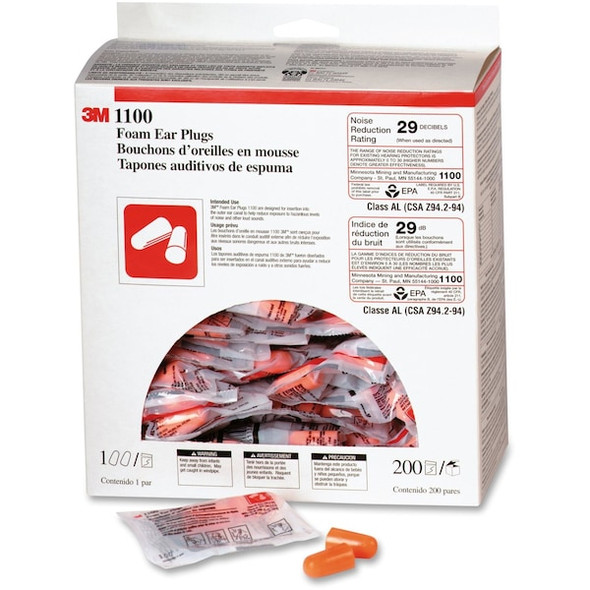 3m Ear Plugs,Uncorded,Bullet,29dB,PK200 29008 3m Ear Plugs,Uncorded,Bullet,29dB,PK200 29008