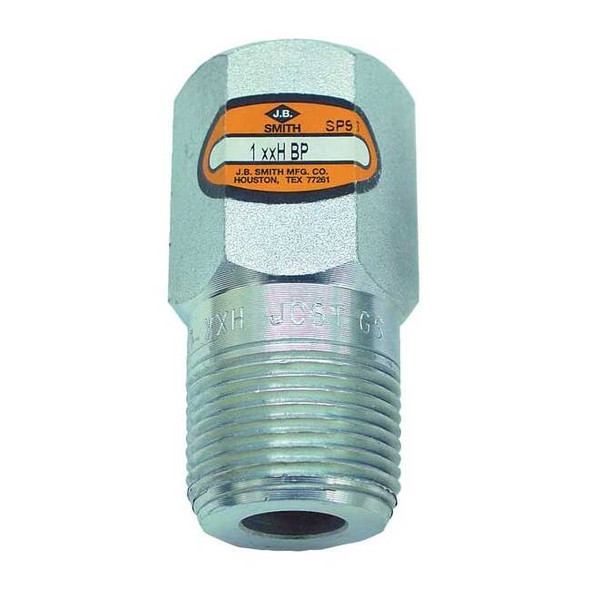 Hex Bull Nose Plug Hex Head Bull Plug, 3/4" Pipe, MNPT, Carbon Steel