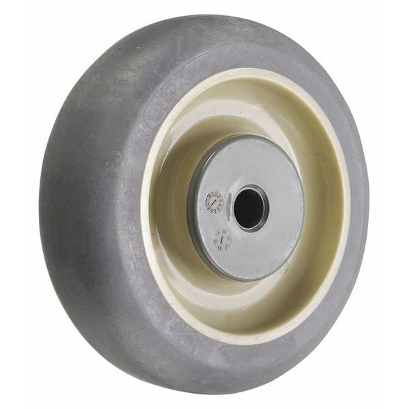 Caster Wheel,Blue,70 Shore A,3/8 in Bore