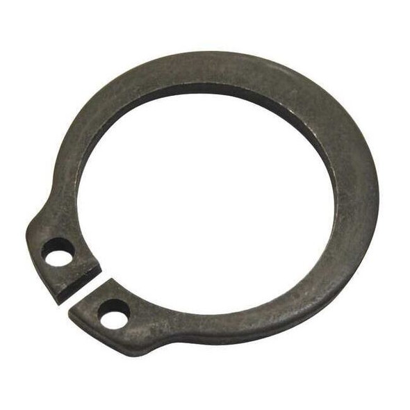 External Retaining Ring, Steel, Black Phosphate Finish, 10 PK