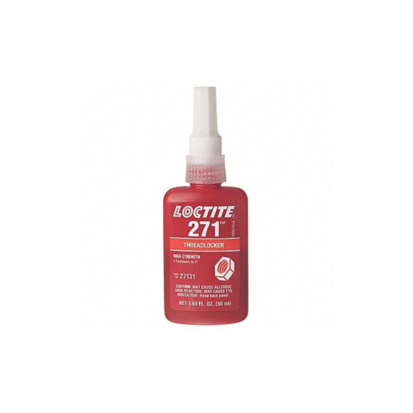 Threadlocker, LOCTITE 271, Red, High Strength, Liquid, 250 mL Bottle