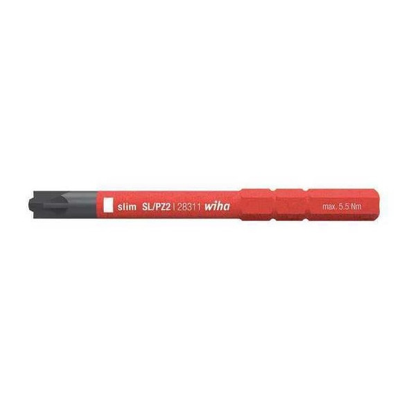 Wiha Screwdriver Blade,15/64" Hex Shank Size 28321