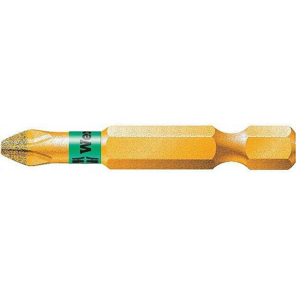 Wera Torsion Bit,SAE,1/4",Hex,No 3,2",S2 Steel 05059534001