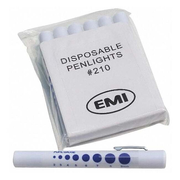 Emi GenPurp Penlight,Plastic,White,49lm,PK6 210