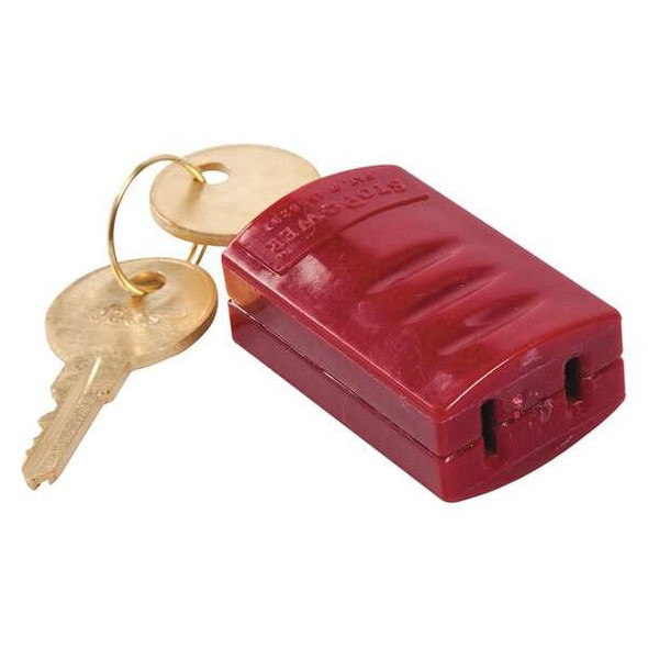 Brady Power Cord Lockout,Red 65673 Brady Power Cord Lockout,Red 65673