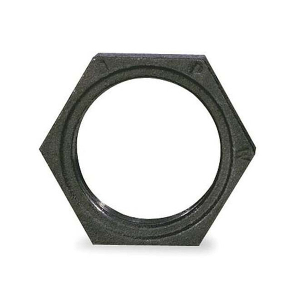Hex Locknut Hex Locknut, 1/2" Pipe, FNPT, Malleable Iron, Class 150