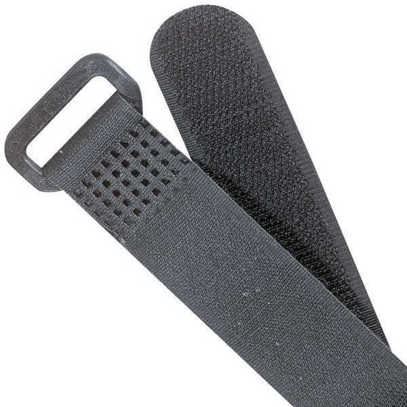 Cable Tie, 18 in L, 5 in Max Bundle Dia., Black, Nylon, 50 lb Strength, 10 PK