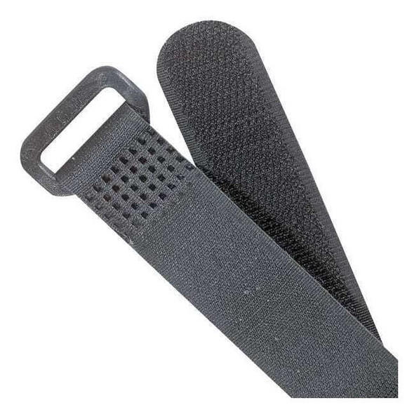 Cable Tie, 18 in L, 5 in Max Bundle Dia., Black, Nylon, 50 lb Strength, 10 PK