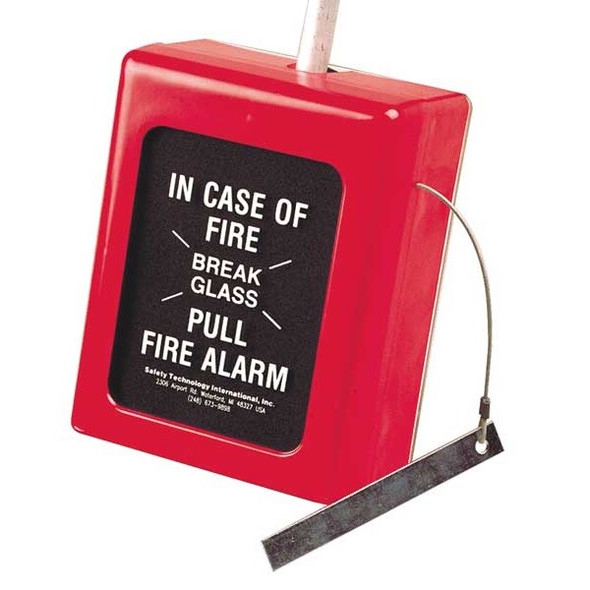 Safety Technology International Break Glass Cover,Polycarbonate/Glass STI-4130 Safety Technology International Break Glass Cover,Polycarbonate/Glass STI-4130