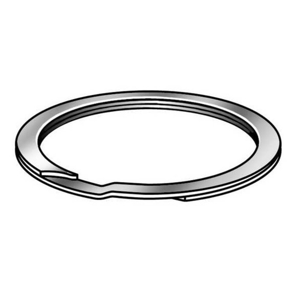 Internal Retaining Ring, 18-8 Stainless Steel, Plain Finish, 2 in Bore Dia.  WHM-200-S02