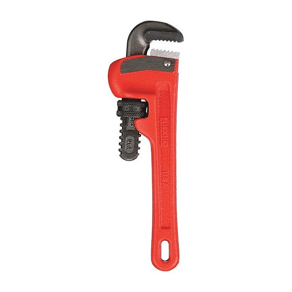 Ridgid 6" Heavy-Duty Straight Pipe Wrench, 3/4" Pipe Capacity, Red 31000