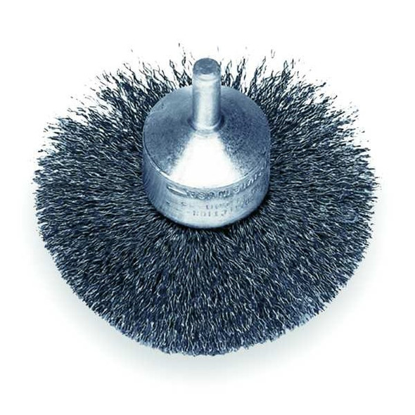 Weiler Flared End Wire Brush, Steel, 1-1/2" 96139