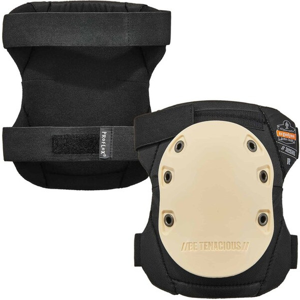 Ergodyne Non-Marring Cap Knee Pad H/L Tan Cap,PR 325HL