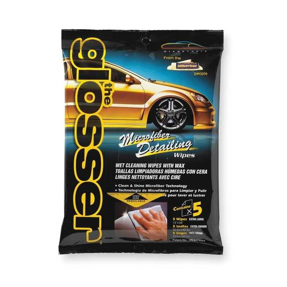 Clean Tools Detailing Wipes,White,PK5 99006M