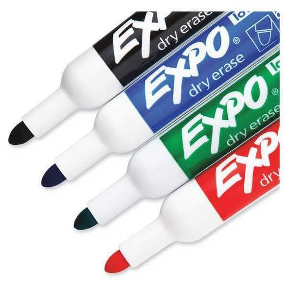 Expo Dry Erase Marker Set,Assorted,Capped,PK4 82074