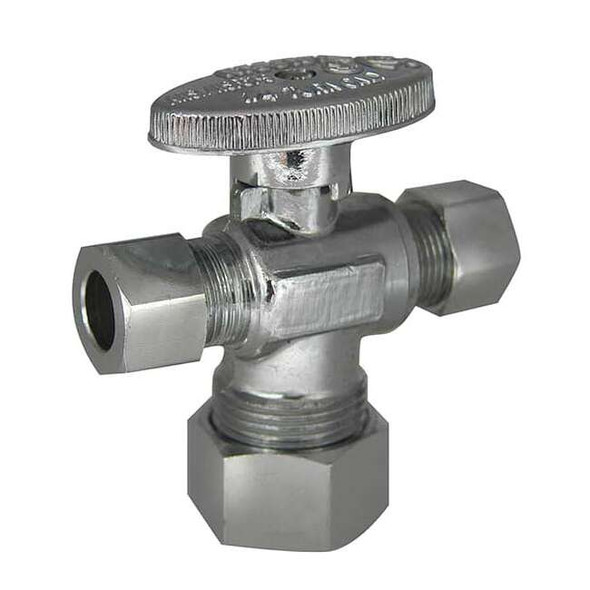 Kissler Water Supply Stop,Brass,1/4-Turn,5/8" 88-9315