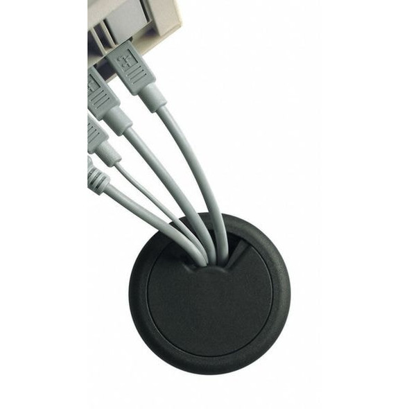 Master Caster Grommet,Black,1 1/8" H 00203