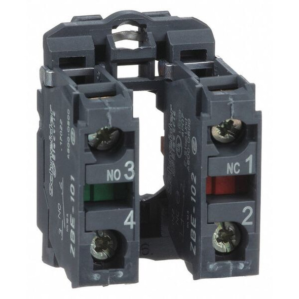 Schneider Electric Contact Block,1NO + 1NC Slow Break,22mm ZB5AZ105