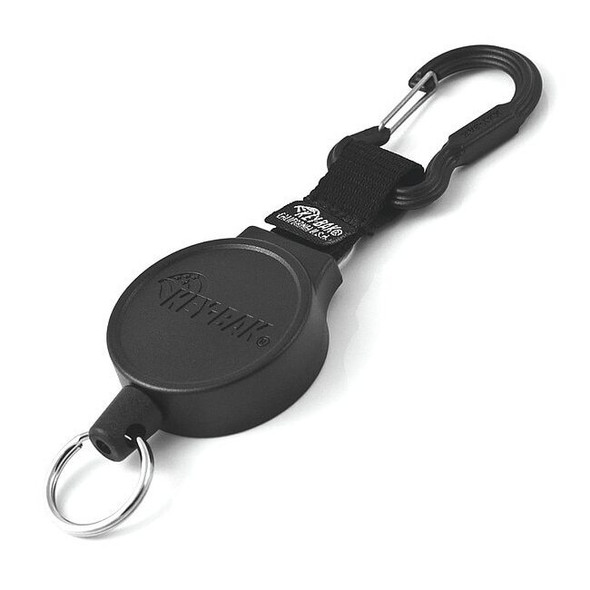 Manufacturer Varies Key Reel, Split Ring Type, Black #6C