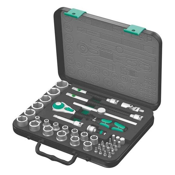 Wera 3/8" Drive Ratchet Set, Torx(R), Metric, 43 pcs 05003594001