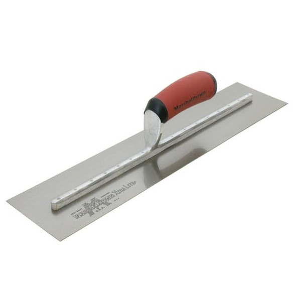 Marshalltown Concrete Finish Trowel,18 In,Soft Grip MXS81D