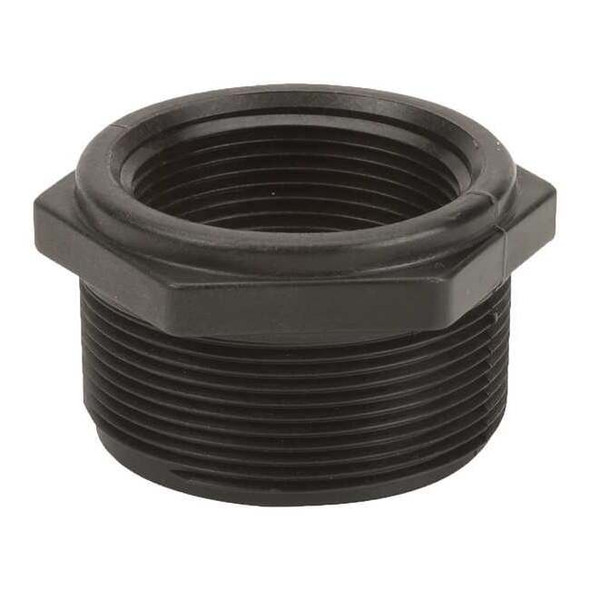 Reducing Bushing, Polypropylene, 2" x 1-1/2", Schedule 80, 300 psi Max Pressure