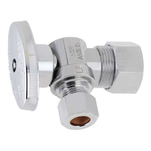 Manufacturer Varies 1/4-Turn Stop,Angle,5/8 Inx3/8 In 26-1019LF