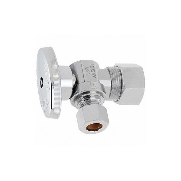 Manufacturer Varies Water Supply Stop,Brass,1/4-Turn,5/8" 26-1019LF