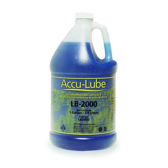 Accu-Lube Cutting Fluid, LB-2000, Synthetic, 1 gal, Jug, Blue LB2000