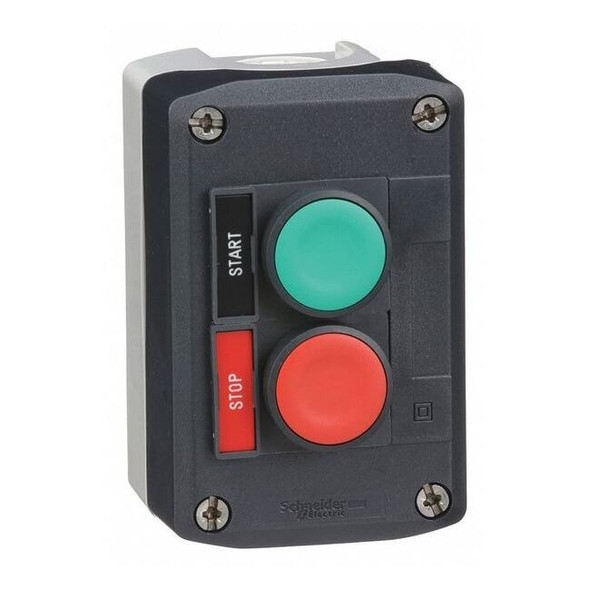 Schneider Electric ControlStation,Feed-Thru,2Buttons,Grn/Rd XALD211H29H7
