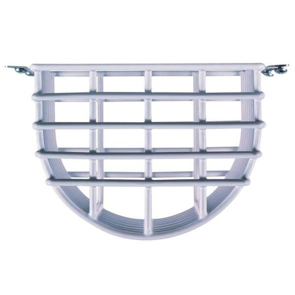 Motion Detector Guard, Steel, Surface Mount, 5 3/4 in W x 7 in H x 4 1/2 in D, White