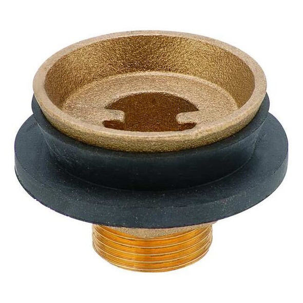 Manufacturer Varies Urinal Spud, 1 1/4 x 3/4", Brass/Rubber SP-1275