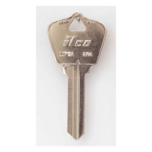 Kaba Ilco Key Blank,Brass,Type AR4,6 Pin,PK10 1179A-AR4