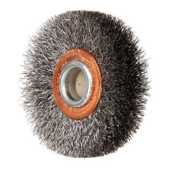 Weiler Crimped Wire Wheel Wire Brush, Stem, 2" 90117