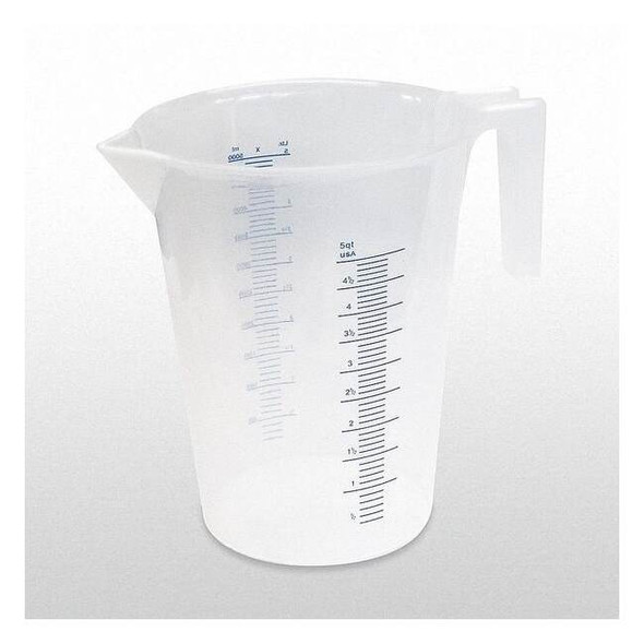 Funnel King Measuring Container,Fixed Spout,5 Quart 94160