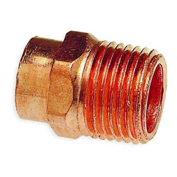Nibco 3/8" NOM C x 3/8" MNPT Copper Adapter 604 3/8