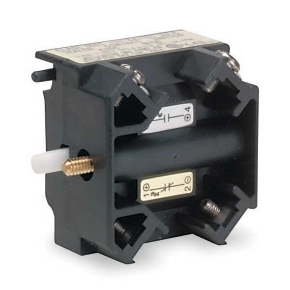 Schneider Electric Contact Block, Black, 1NO, 30 mm 9001KA52 Schneider Electric Contact Block, Black, 1NO, 30 mm 9001KA52
