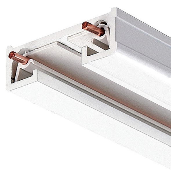 Juno Lighting Track Section, 8 ft, White R 8FT WH