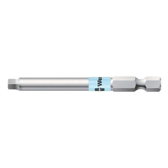 Wera Power Bit,SAE,1/4",Hex,No 2,3-1/2",SS 05071098001