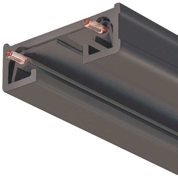 Juno Lighting J Track Section,Black,8ft,120V AC R 8FT BL