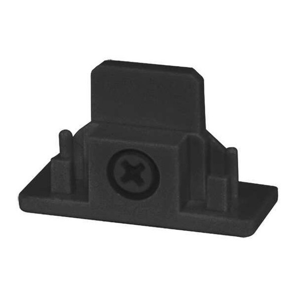 Juno Lighting Track Dead End Connector,Black,1in R28 BL