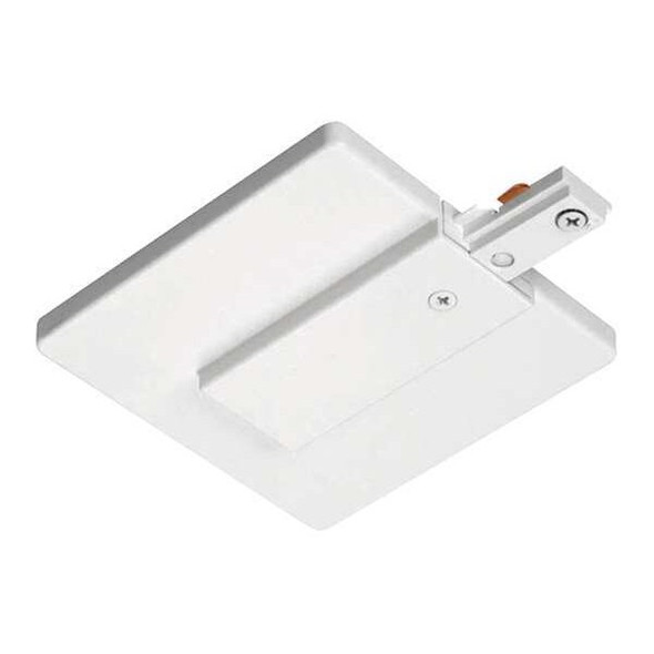 Juno Lighting End Feed Connector and J-Box Cover,White R21 WH