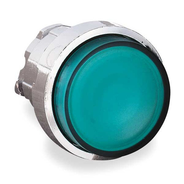 Schneider Electric ExtendedPushButton, Green, No Lamp, 22mm ZB4BH33