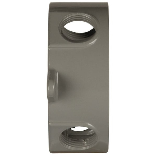 Bell Outdoor Weatherproof Box,1Gang,5Inlet, Alum 5372-0