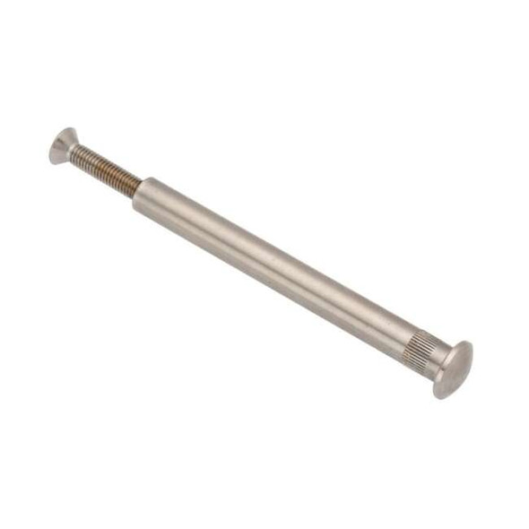 Arch Barrel, 1/4"-20, 3/4 in Brl Lg, 3/8 in Brl Dia, Stainless Steel Plain
