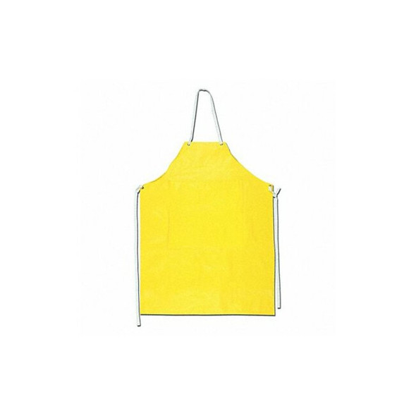 .35Mm Neoprene Nylon Apron, Neoprene/Nylon, Yellow, 45 in, One Size
