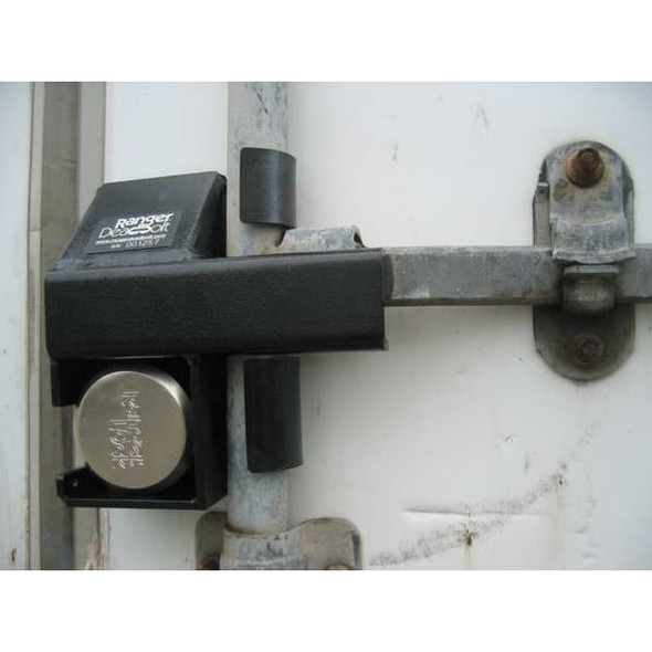 Ranger Lock Padlock Guard,Hardened Steel,Blk,9"L RDSC-00